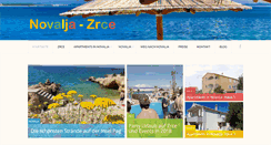 Desktop Screenshot of novalja-zrce.com