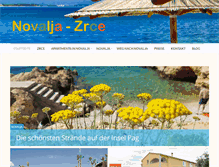 Tablet Screenshot of novalja-zrce.com